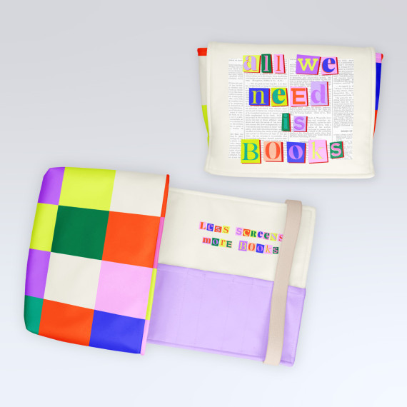 DIY-Nähset - Buch-Organizer - All We Need Is Books - Softshell - abby and amy