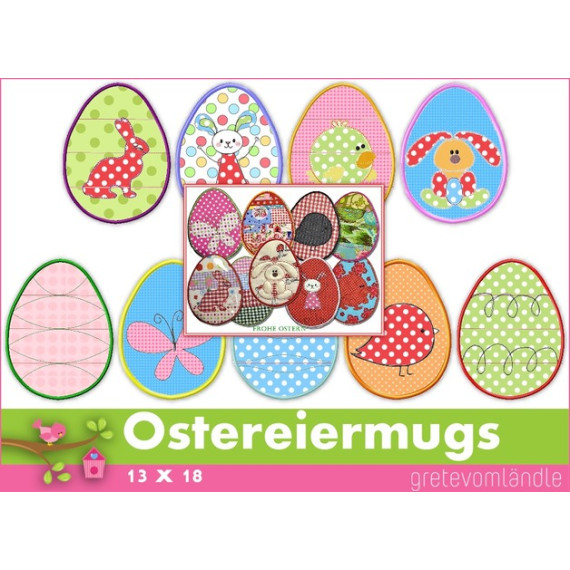 Stick Datei -   Ostereiermugs 13x18