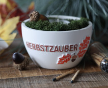 Silikon - Gießform - Dekoschale - Pflanzschale - Herbstzauber - vielfältig nutzbar