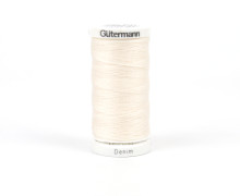 1 Spule Jeansfaden Denim - Reißfest - Gütermann creativ - 100m - Warmweiß