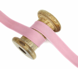 1 m Schrägband - Popeline - Uni - 20mm - Altrosa