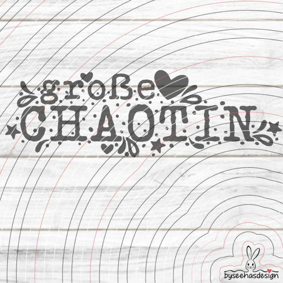 grosse Chaotin Plotterdatei SVG DXF