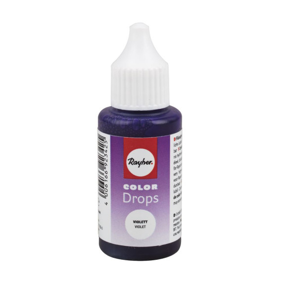 Color Drops - flüssiges Farbkonzentrat - Violett - Lösungsmittelfrei - 25ml - Rayher