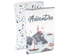 DIY-NÄHSET - Buchtasche - Adventure - Seagulls - Softshell - abby and amy