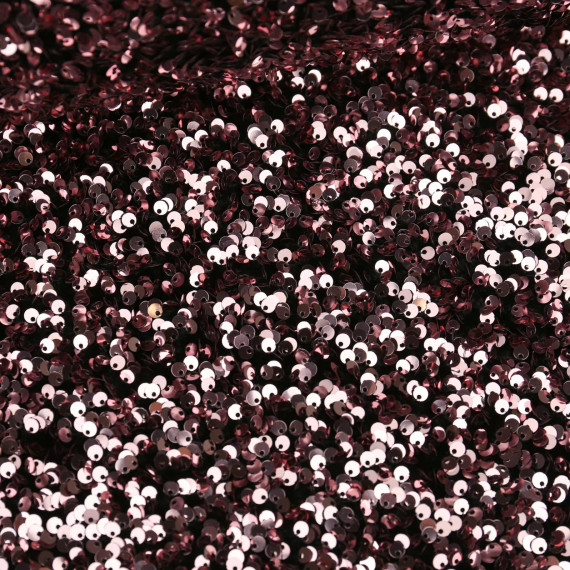 Paillettenstoff - Schimmernd - Glamour - Uni - Rosa