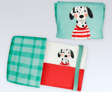 DIY-Nähset - Buch-Organizer - Dalmatiner - Softshell - abby and amy