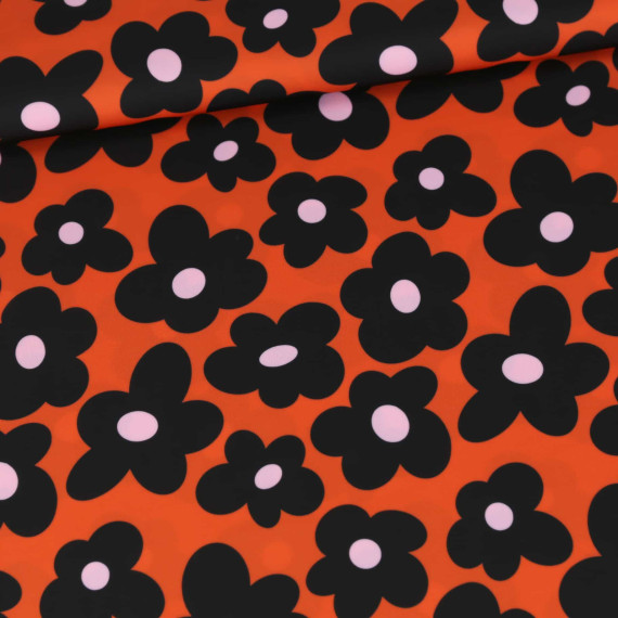 Badelycra - Swim Flowers - Vintage Close Black - Cherry Picking - abby and amy