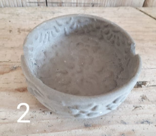 Silikon - Gießform - Aschenbecher - wunderschöne Muster - Kleine Größe - Muster 2 - vielfältig nutzbar
