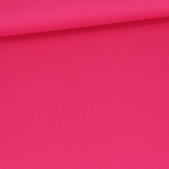 Baumwoll-Viskose - Uni - Fuchsia