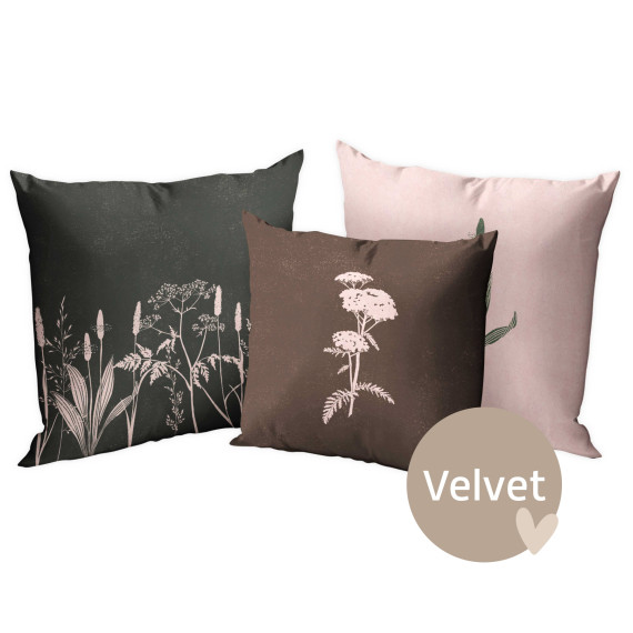 Kissenstoff - DIY - Kissen-Set - Herbstzauber - Wilde Wiesen  - Lausemia Design Studio - abby and amy
