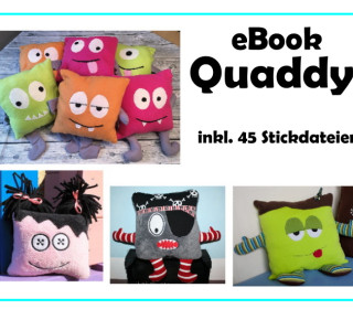 eBook Kuschelkissen Quaddys inkl. 45 Stickdateien