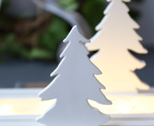 Silikon - Gießform - Stecker Tannen für Steckleisten - ohne Aussparung - Lichtdeko - Tanne Klein - vielfältig nutzbar