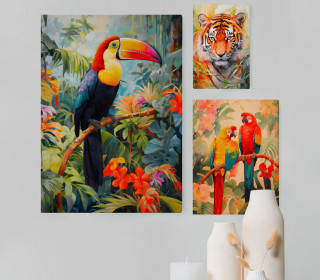 DIY-Paneel - 6 Poster - Tropical Jungle - Outdoorstoff - abby and amy