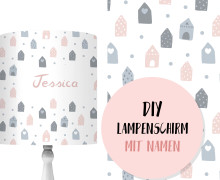 DIY Lampenschirm - Tiny Houses - Set - personalisierbar - zum Selbermachen
