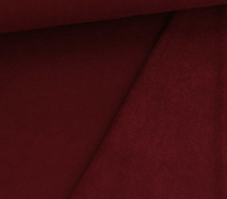 Jersey Frottiert - Frottee Jersey - Viskose Mischgewebe - Uni - Bordeaux