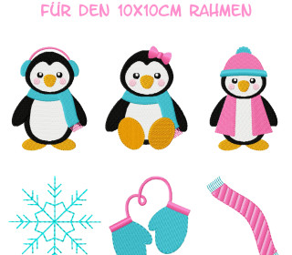 Polar Friends für den 10x10cm Rahmen