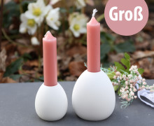 Silikon - Gießform - Stabkerzenhalter - Osterei - Groß - vielfältig nutzbar