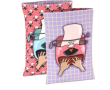 DIY-NÄHSET - Buchtasche - Schreibmaschine - Cherry Picking - Softshell - abby and amy