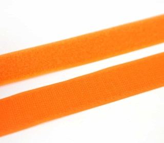 1 Meter Klettband - Klettverschluss - Zum Nähen - Hook & Loop - 25mm - Orange