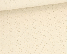 Jersey - Lochstickerei - Ecru