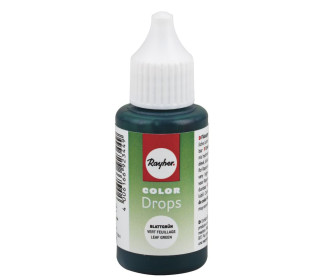 Color Drops - flüssiges Farbkonzentrat - Blattgrün - Lösungsmittelfrei - 25ml - Rayher