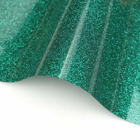 Poli-Flex Pearl Glitter A4 - Poli-Tape - Bügelfolie - Smaragd