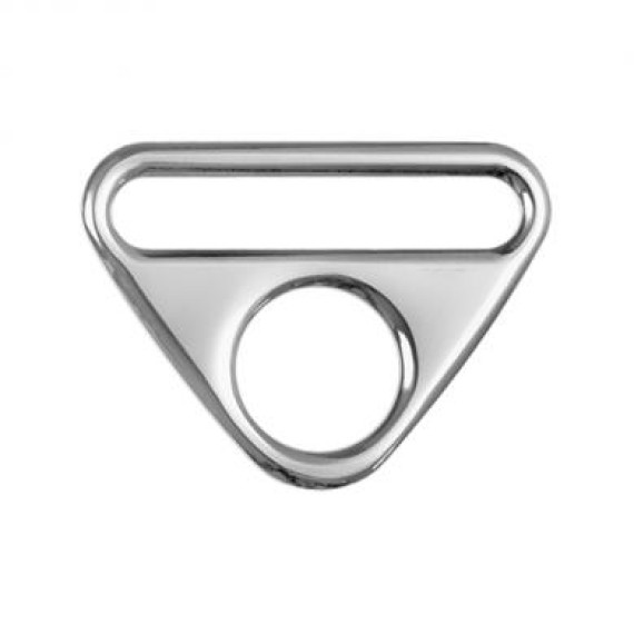2 O-Ringe mit Steg - Taschenring - 40mm - Veno - Silber