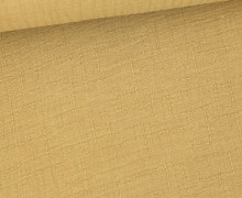Bambus-Musselin - Double Gauze - Uni - Sand