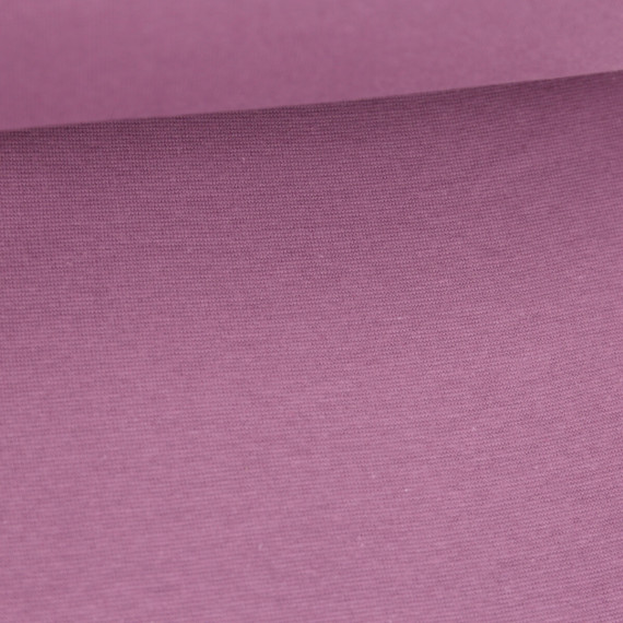 Bündchen Gretje - Glattes Bündchen - Schlauchware - Uni - Pflaume Pastell - #129