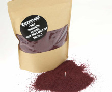 400g pflanzliches Kerzensand - Set mit 2 Dochten - Beere - Kerzen gießen