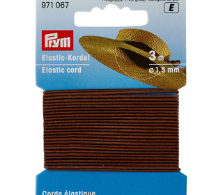 Elastic Kordel - 3m - 1,5mm - Prym - Braun