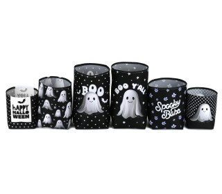 DIY-Nähset - Laternen - Utensilo - Boo-tiful Ghosts - Halloween - Outdoorstoff - abby and amy