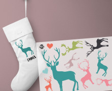 Onkel Bo's Bügelbilder - DIN A4 - Hirsche