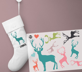 Onkel Bo's Bügelbilder - DIN A4 - Hirsche