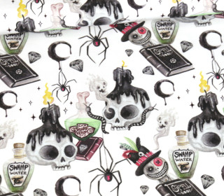 Jersey - Halloween - Dark Magic - Spells n' Spiders - Bio-Qualität - abby and me