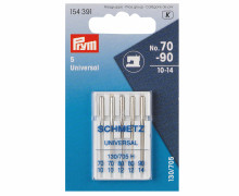 5 Nähmaschinen Nadeln - Universal - Nr.70-90 -  Prym - Silber