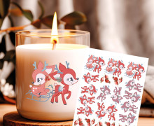 Rub-On Sticker - WoodlandKitz - Nikiko - Tante Henni Rub-Ons - vielfältig nutzbar