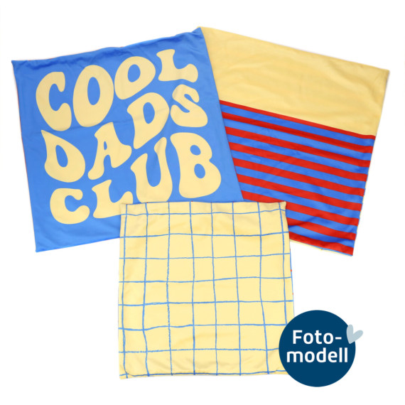 FOTOMODELL - Kissen-Set fertig genäht - Cool Dads Club - Velvet