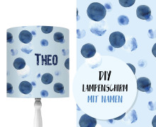 DIY Lampenschirm - Circles - Am liebsten Sorgenfrei - Set - personalisierbar - zum Selbermachen