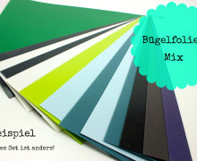 Bügelfolien-Mix - Flockfolien-Set - Bunt (Mengeneinheit: 1piece).