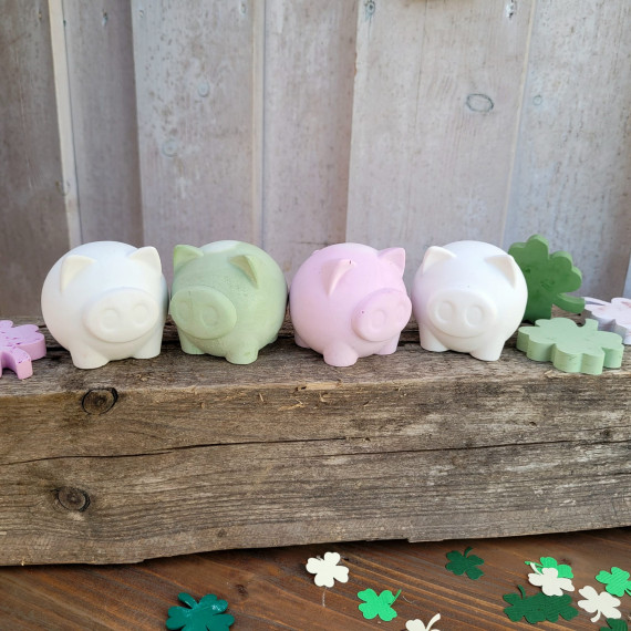 Silikon - Gießform - Mini-Schweinchen - Glücksschweinchen - vielfältig nutzbar