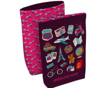 DIY-NÄHSET - Buchtasche - Adventures Inside - Hamburger Liebe - Softshell - abby and amy