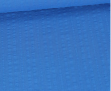 Seersucker - Baumwolle - Streifen - Uni - Himmelblau