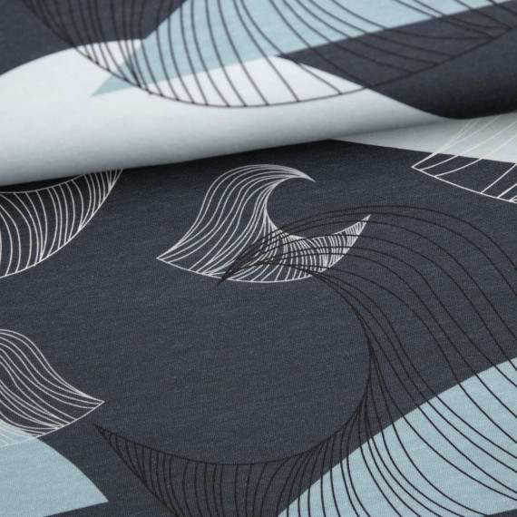 Jersey - Cante Tinza - Waves - Blaugrau - Seed & Story