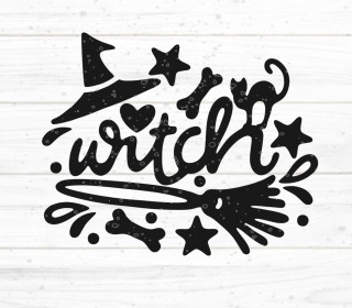 witch Plotterdatei SVG DXF FCM
