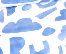Jersey - Cut Out - Blau - Weiß - Bio-Qualität - Zwergpinguin - abby and me