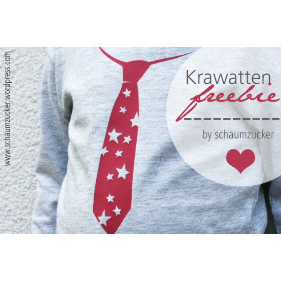 Plotter Datei "Freebie Krawatte"