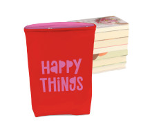 DIY-NÄHSET - Buchtasche - Happy Things - Erdbeeren - Softshell - abby and amy