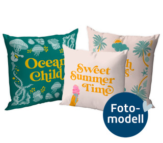 FOTOMODELL - Kissen-Set fertig genäht - Ocean Child - Outdoorstoff