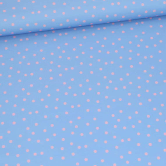 Badelycra - Punkteliebe - Hellblau/Rosa - abby and amy